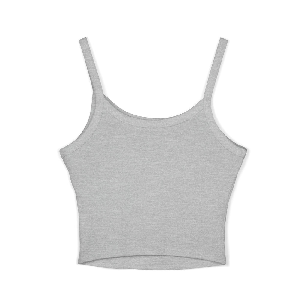 SHINE JEAN Spaghetti Strap Tank Top — Women's Graphic Crop Tee