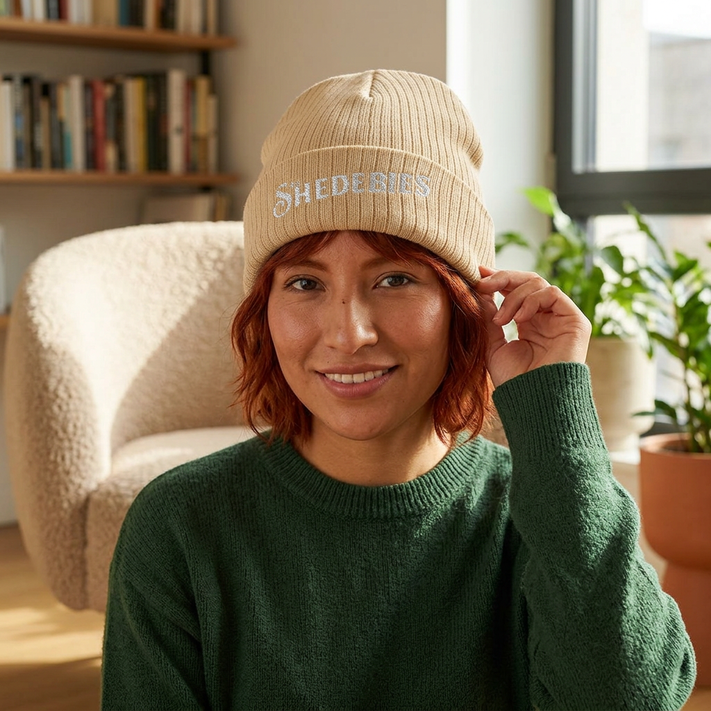 The Shedebies - Ribbed Knit Beanie