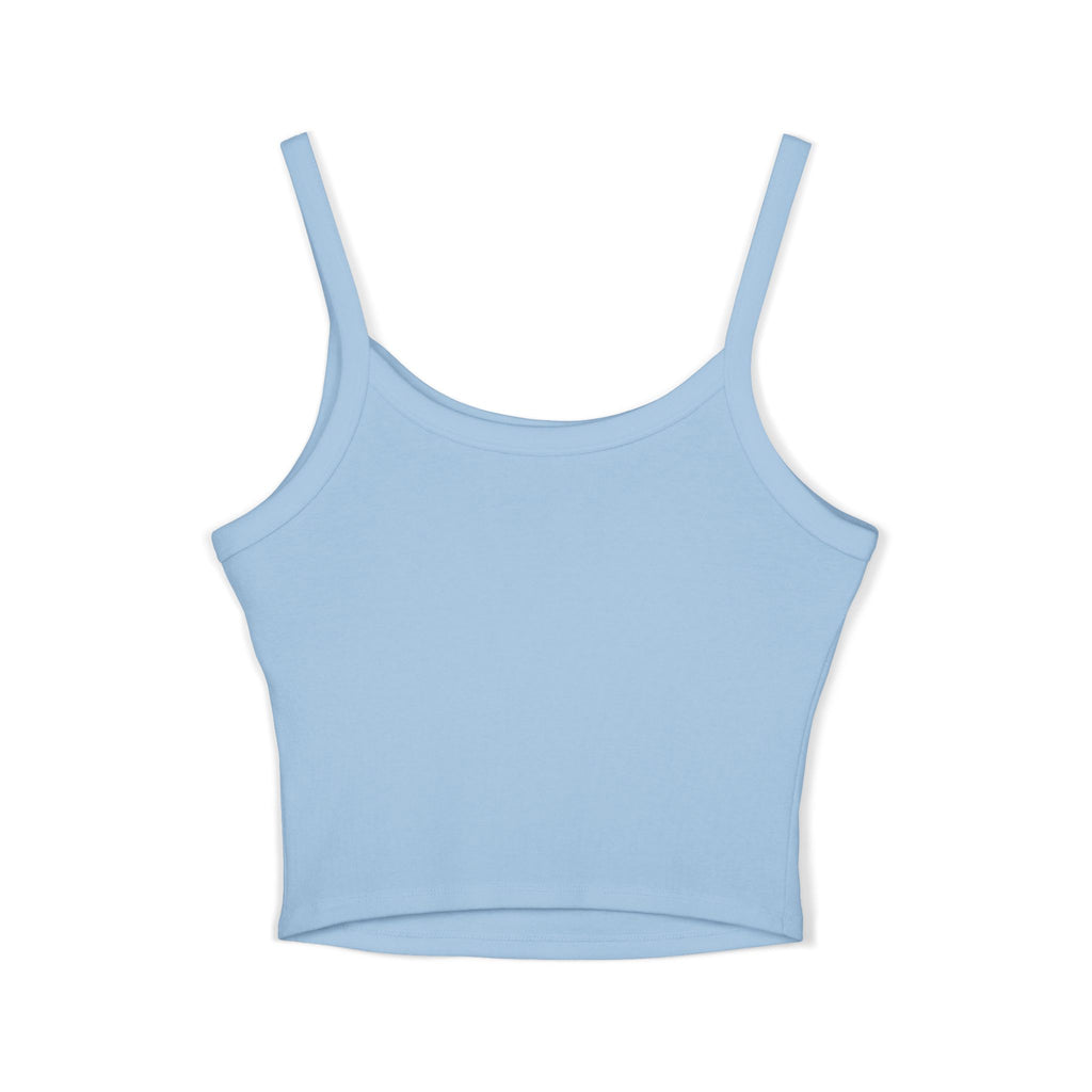 SHINE JEAN Spaghetti Strap Tank Top — Women's Graphic Crop Tee