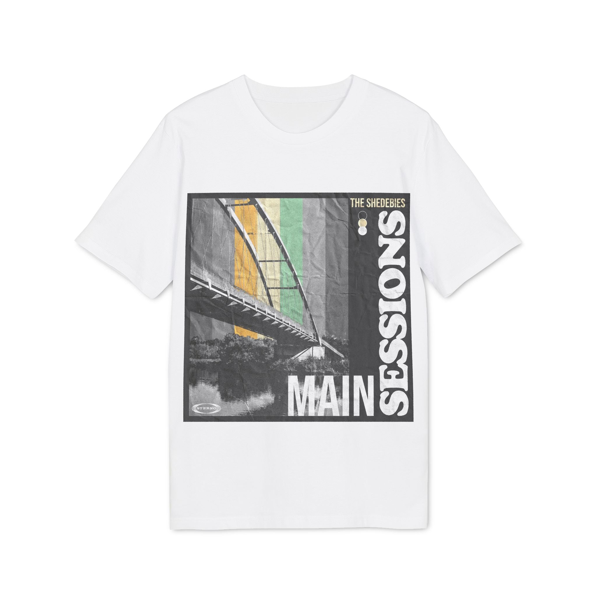 Main Sessions Cover - Retro Bridge Music T-Shirt