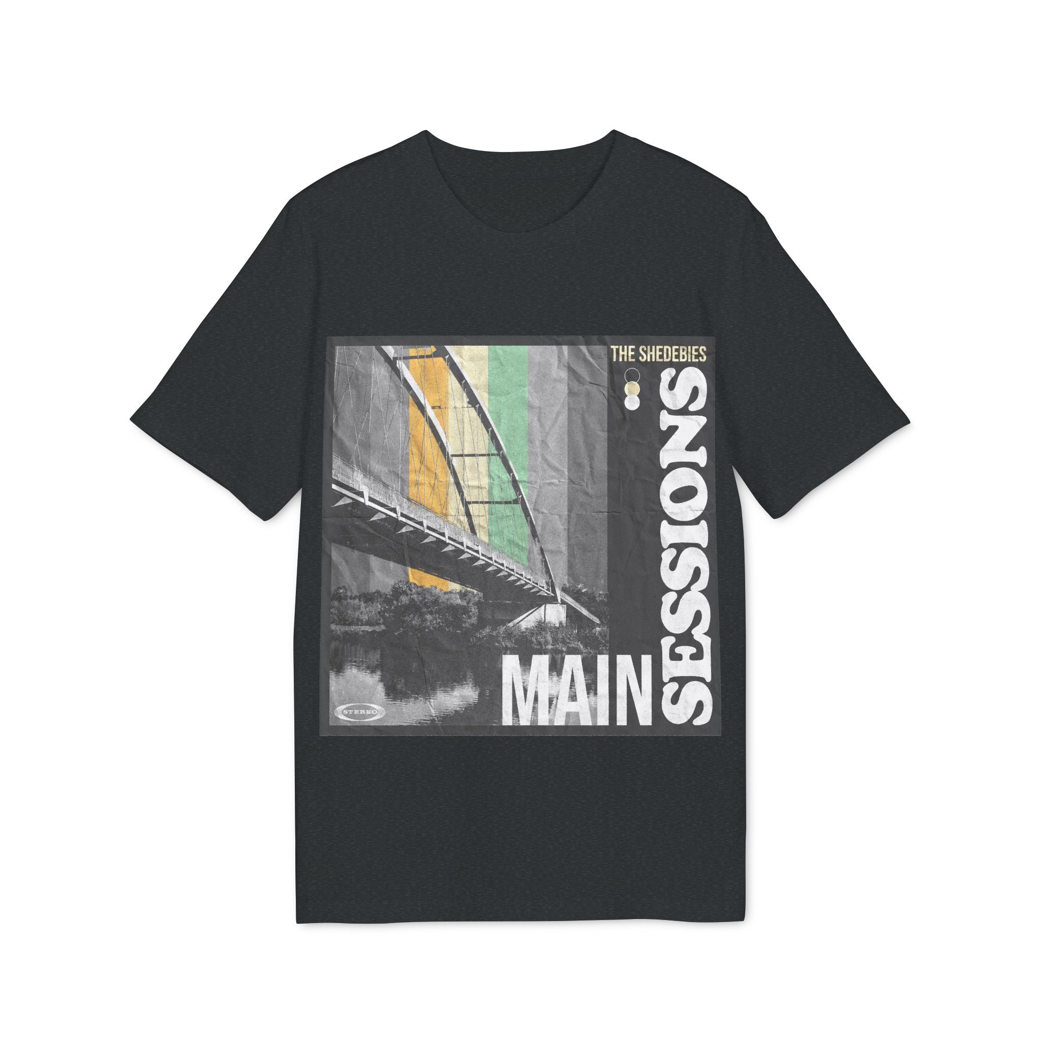 Main Sessions Cover - Retro Bridge Music T-Shirt